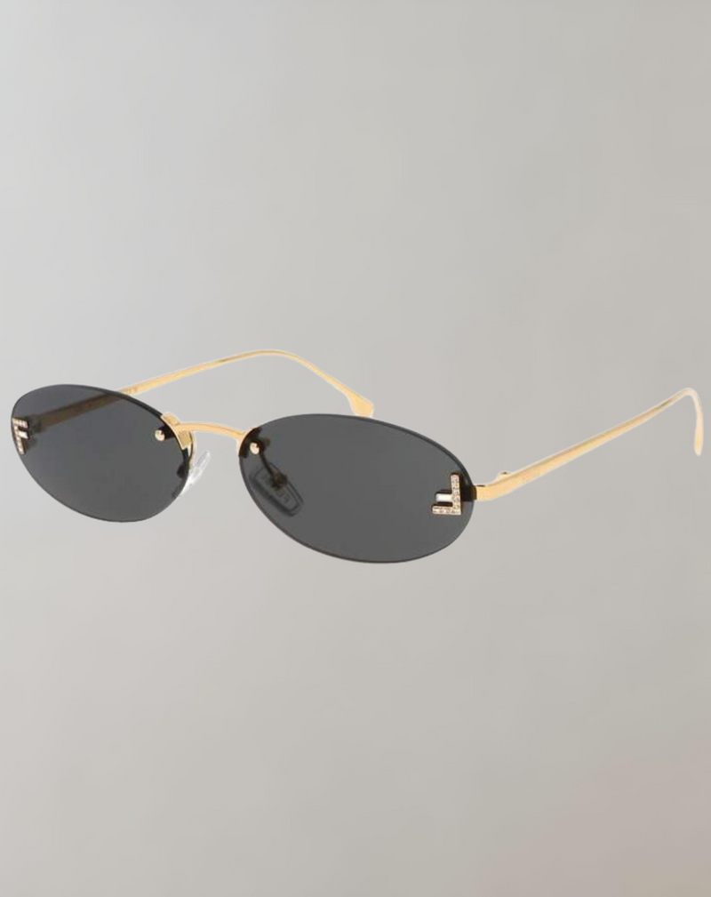 Falla – Sonnenbrille Retro Vintage Stil | Gold Sunglasses Women