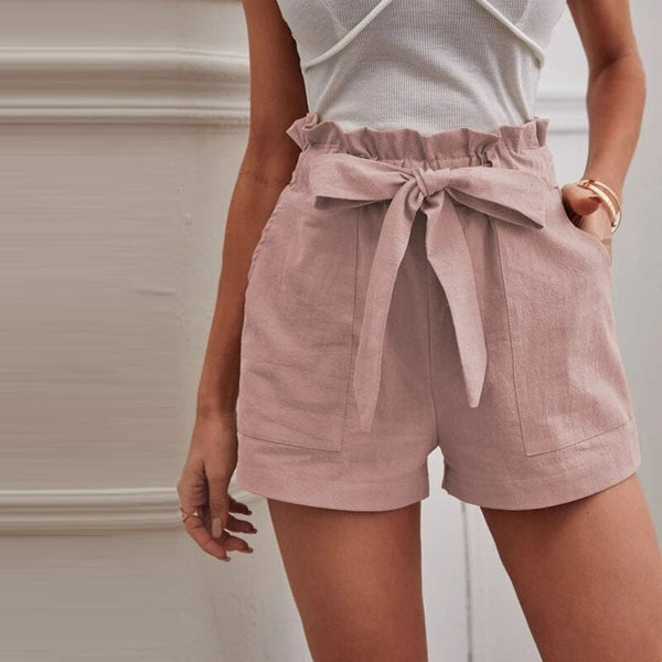 Kriska – Entspannte, einfarbige Shorts
