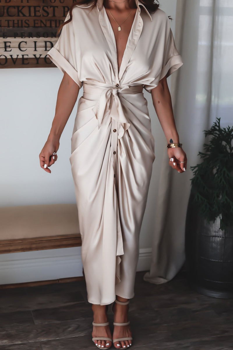 Julia - Luxuriöses Abendkleid mit Schleife
