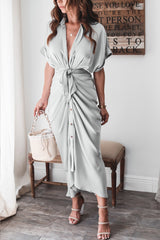 Julia - Luxuriöses Abendkleid mit Schleife
