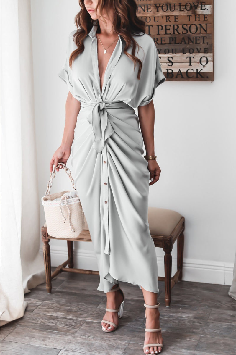 Julia - Luxuriöses Abendkleid mit Schleife