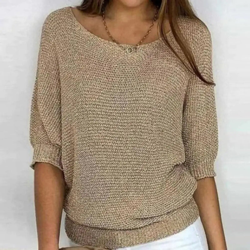 Sommerliche Eleganz - Elma Pullover