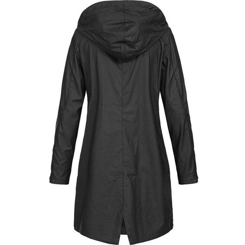 Wasserdichte Damen Regenjacke mit Kapuze – Leichter Mantel für Outdoor-Aktivitäten
