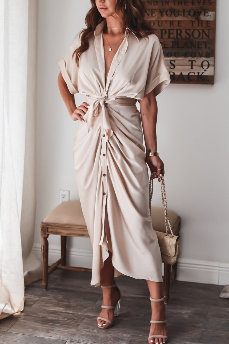 Julia - Luxuriöses Abendkleid mit Schleife