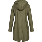 Wasserdichte Damen Regenjacke mit Kapuze – Leichter Mantel für Outdoor-Aktivitäten