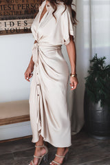 Julia - Luxuriöses Abendkleid mit Schleife