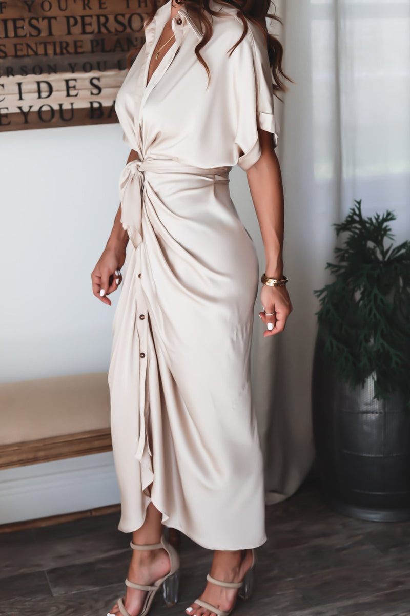 Julia - Luxuriöses Abendkleid mit Schleife