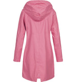 Wasserdichte Damen Regenjacke mit Kapuze – Leichter Mantel für Outdoor-Aktivitäten