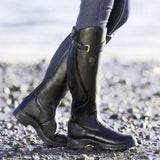 Wasserabweisende Damenstiefel – Robuste, kniehohe Outdoor-Stiefel mit rutschfester Sohle, ideal für Reiten und Trekking